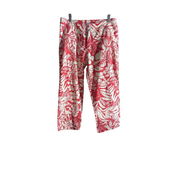 Abercrombie And Fitch Hawaiian Capri Pants Women’s Size 4 - Picture 2 of 13